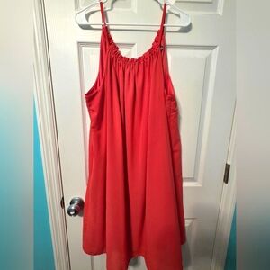 Red Sleeveless Dress